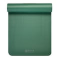 thumbnail image 2 of Gaiam Essentials Thick Yoga, Fitness & Exercise Mat with Easy-Cinch Yoga Mat Carrier Strap, 72"L x 24"W x 2/5" Thick, Green, 2 of 4