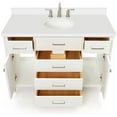 thumbnail image 6 of Ariel H049swqovo Bristol 49" Free Standing Single Oval Basin Vanity Set - White, 6 of 7