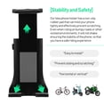 thumbnail image 4 of Phone Holder for Exercise Bike Treadmill Stroller Made of ABS Rubber Grey Color Fits Most Phones and Tablets Compact Size, 4 of 8
