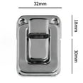 thumbnail image 2 of 4PCS Iron Antique Hasp Lock For Jewelry Box Suitcase Buckle Vintage Clip Buckle, 2 of 4