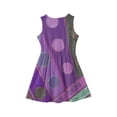 thumbnail image 4 of LTTVQM Dresses for Girls 9-10 Casual Color Block Sundress Lightweight Sleeveless Midi Dresses Vacation Crewneck 2026 Summer Spring Dresses Purple 9-10 Years, 4 of 4