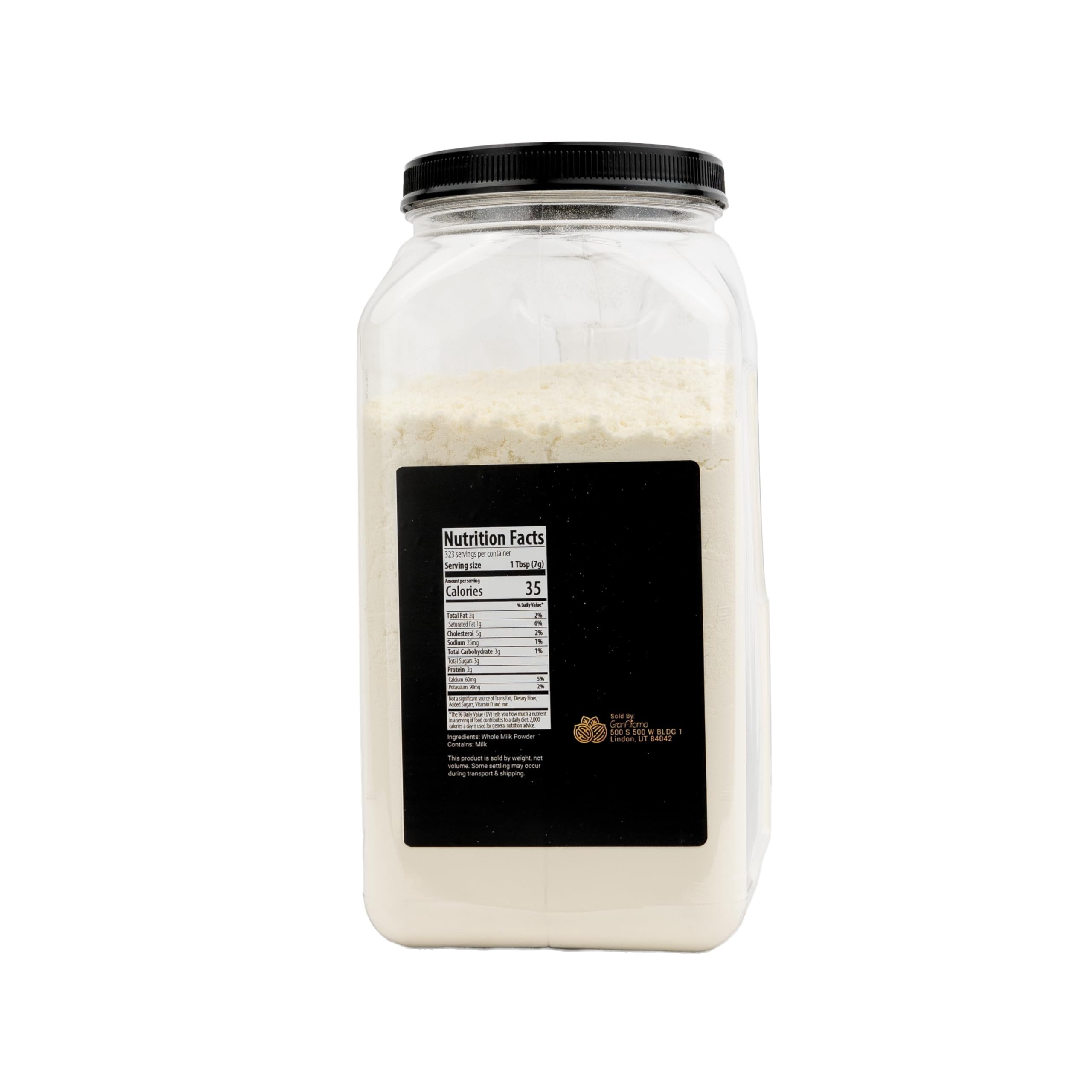 GranAroma Whole Milk Powder, Rich & Creamy, Perfect for Baking & Beverages 5 Pound