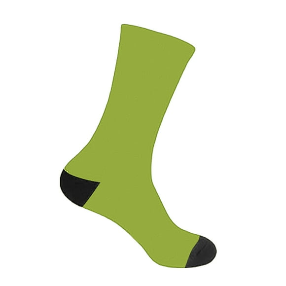 GDREDA Socks – DIY Custom Photo Print Novelty Sock for Men Women Personalize Your Picture Characteristic Footwear for Everyday Wear Green,One Size