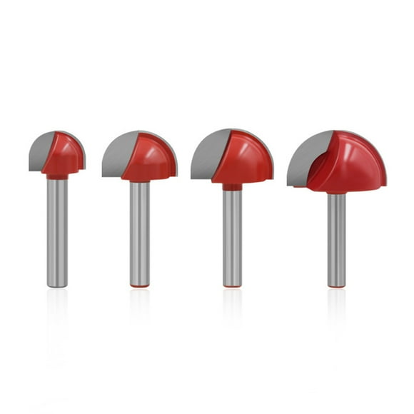 4Pcs Cove Box Router Bit 6mm Shank 16mm 22mm 25mm 32mm Blade Cutting Diameter for