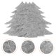 thumbnail image 3 of GOOHOCHY Juego de 4 tenedores para cortar el árbol de Navidad, bolsa para vajilla navideña, funda práctica para la mesa, 3 of 7
