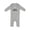 AC-Heather Grey, variant on Zebra My Nonno Loves Me Baby Romper Coveralls