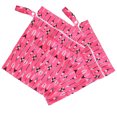 thumbnail image 4 of Bolsa Seca Y Húmeda para Pañales De Tela para Bebé, Bolsa De Almacenamiento De Pañales De Viaje Impermeable con 2 Bolsillos con Cremallera, Bolsa Húmeda para Trajes De Baño, Productos(28 * 40CM), 4 of 5