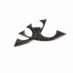 thumbnail image 2 of Car Carbon Fiber Steering Wheel Decoration Cover Trim Sticker, 2 of 5