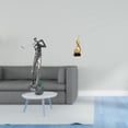 thumbnail image 2 of Escultura Abstracta De Resina Con Forma De Llama De Golfista Moderna, Decoración Para Amantes Del Golf, Estante, Armario, Sala De Estar, Casa De Campo, Arte De Interior, Recuerdo., 2 of 8
