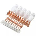 thumbnail image 3 of Lefu 65pcs PT31 CUT30-50 Plasma Cutter Consumables Welding Accessories Kit Set, 3 of 9
