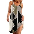 thumbnail image 2 of Fankiway Robe d'Été Imprimée Sans Manches Col Rond Sexy Robe de Plage Décontractée Robes Sans Manches pour Femmes Grande Taille, 2 of 4