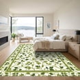 thumbnail image 3 of ODIKA 6'x9' Machine Washable Non-Slip Area Rug, Traditional Green High Traffic Rug, Green, 1086971, 3 of 7