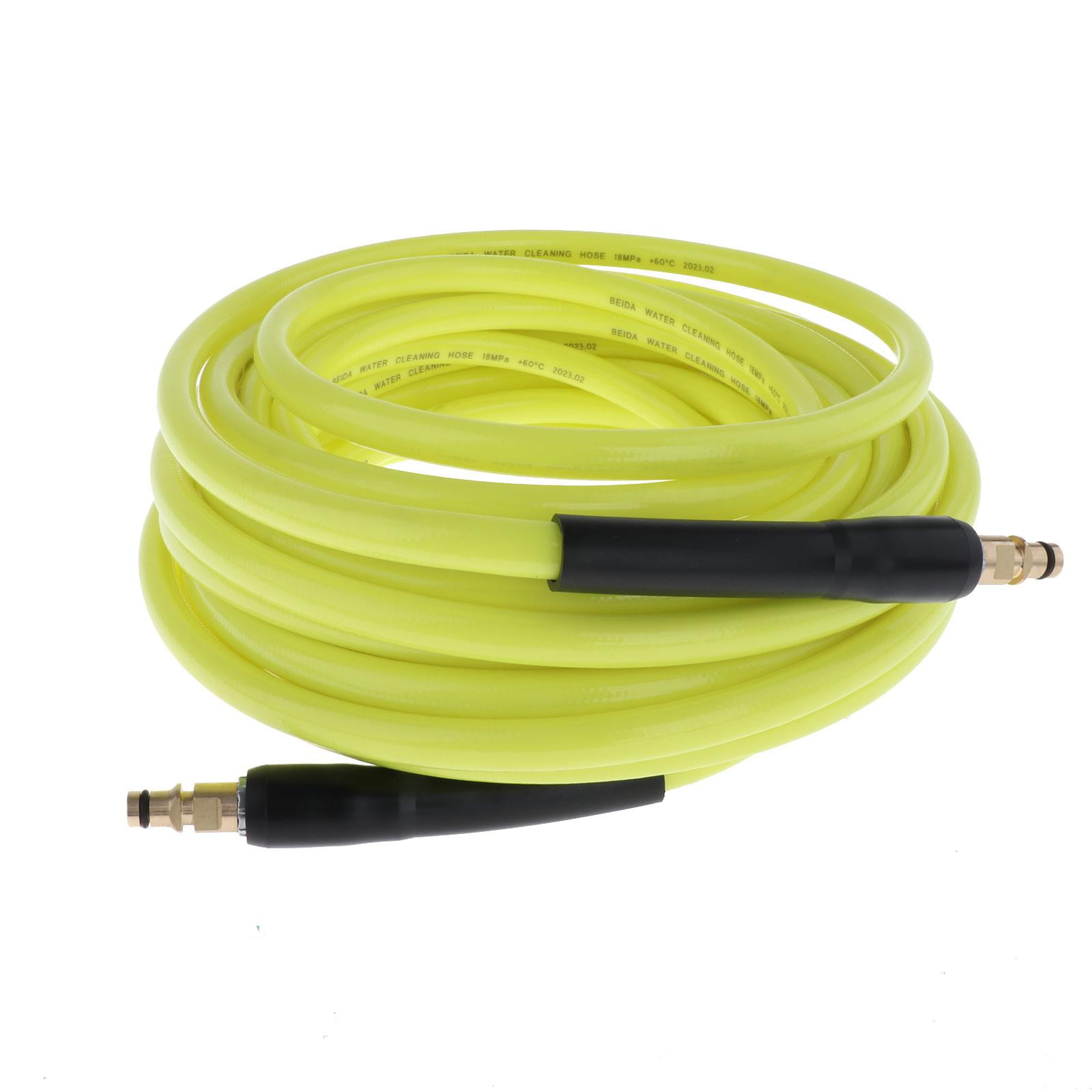 DOLITY High Pressure Washer Hose 2610 PSI Car Washer Hose Multi Use Attachments 10m