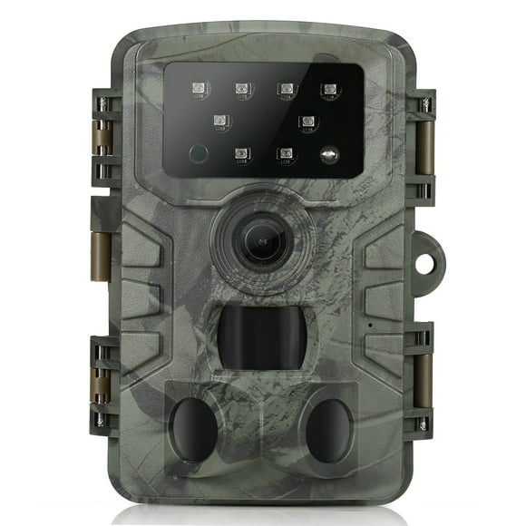 Trail Camera Waterproof 20MP 1080P Game Camera with 3 Infrared Sensors Night Vision Motion Activated Wildlife Camera
