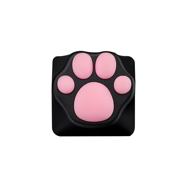 Tecla Con Forma De Pata De Gato De Metal Y Silicona, Tecla Con Forma De Garra De Gato Para Teclado Mecánico Yuarrent EL013911-02