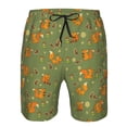 thumbnail image 4 of Naloa Squirrel And Nuts Men's Beach Shorts, Surfing shorts, Swim trunks, Quick Dry Swim Trunks for Surfing Beach Fun - Large, 4 of 9