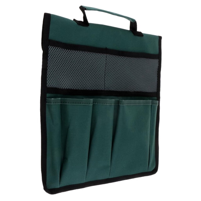 Bolsa de herramientas de jardín para Kneeler Almacenamiento funcional múltiple 36x30 cm / 14,2x11,8 pulgadas Verde Soledad Garden Home Tool Storage
