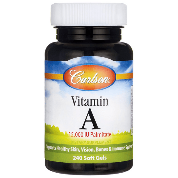 Carlson Vitamin A Palmitate 15,000 Iu 240 Sgels