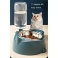 thumbnail image 4 of Elevated Pet Feeders With Removable Stainless Steel Bowl And Automatic Water Dispenser Cats Medium Dogs, 4 of 16