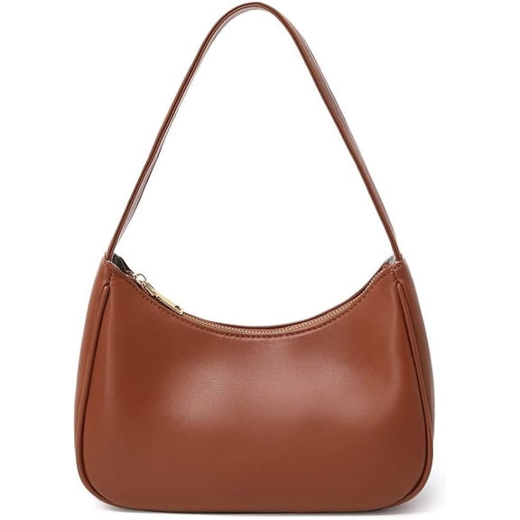 Shoulder Bags for Women, Cute Hobo Tote Handbag Mini Clutch Purse with Zipper Closure