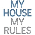 thumbnail image 3 of CafePress - My House My Rules Mugs - 15 oz Ceramic Large White Novelty Mug, 3 of 4