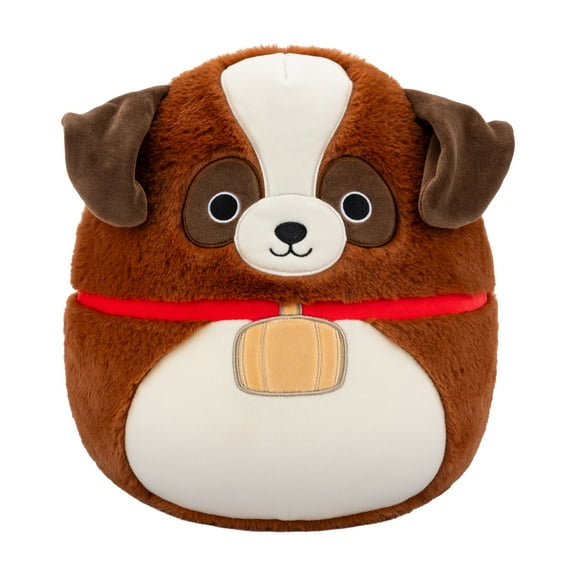 Squishmallows FuzzAMallow Official 12 inch Sassafras the Saint Bernard - Child's Ultra Soft Plush Toy