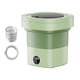 thumbnail image 5 of Lavadora pequeña, Mini lavadora plegable, ropa interior duradera de 9L con asa, calcetines, Mini lavadora plegable automática para apartamento, RV, verde con luz Soledad mini lavadora, 5 of 9