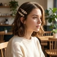 thumbnail image 5 of Miallo 8 Pcs Gold Rhinestone Hair Clips Set, Vintage Flower & Butterfly Bobby Pins for Women, Decorative Crystal Hair Slides for Bangs, 5 of 7
