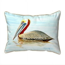 Betsy Drake ZP807 20 x 24 in. Summer Pelican Indoor & Outdoor Extra Large Pillow
