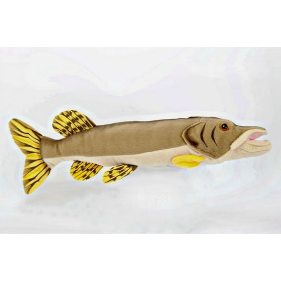 Northern Pike - 17 inch Cabin Critters Stuffed Animal - Freshwater Fish Collection