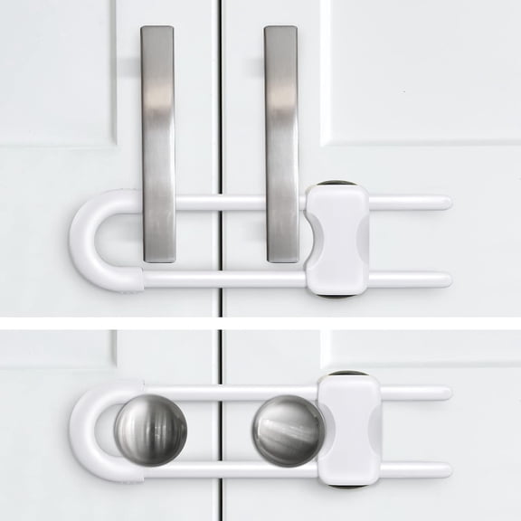 Cabinet Locks, U-Shaped Latches with Adjustable Design