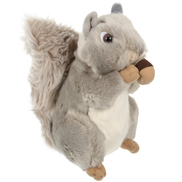 FELTECHELECTR Ardilla de peluche, muñeco de ardilla de peluche, regalo para niños, juguete de ardilla