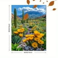 thumbnail image 3 of Desert Cactus and Blooming Flowers Canvas Print/Wall Art， Perfect for Living Room， Bedroom， Office， Hallway， and Kitchen Decoration., 3 of 8