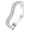 A-Silver 2MM, variant on SFTING Curved Wedding Bands for Women 0.25CT Round Cut Stackable Wave Eternity Ring Silver Plated Size 7