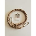 thumbnail image 3 of Nautical Rattan Wall Mounted Paper Towel Holder, Elegant Design With 45Mm X 15Mm Ring Plate, Industrial Elegance 22Mm Rope Diameter For Country Chic Bathrooms, 3 of 4