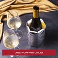 thumbnail image 2 of Vinoteca Vacu Vin Active Cooler reutilizable plateada, 2 of 8