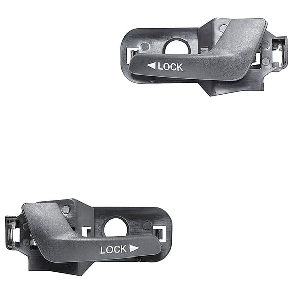 Manijas de Puertas Interiores Generico Fiat Palio 2005 A 2010 Color Negro 2 Piezas