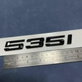 thumbnail image 5 of Gloss Black 535i Emblem Badge for BMW 535 Rear Trunk Replacement Nameplate, 5 of 5