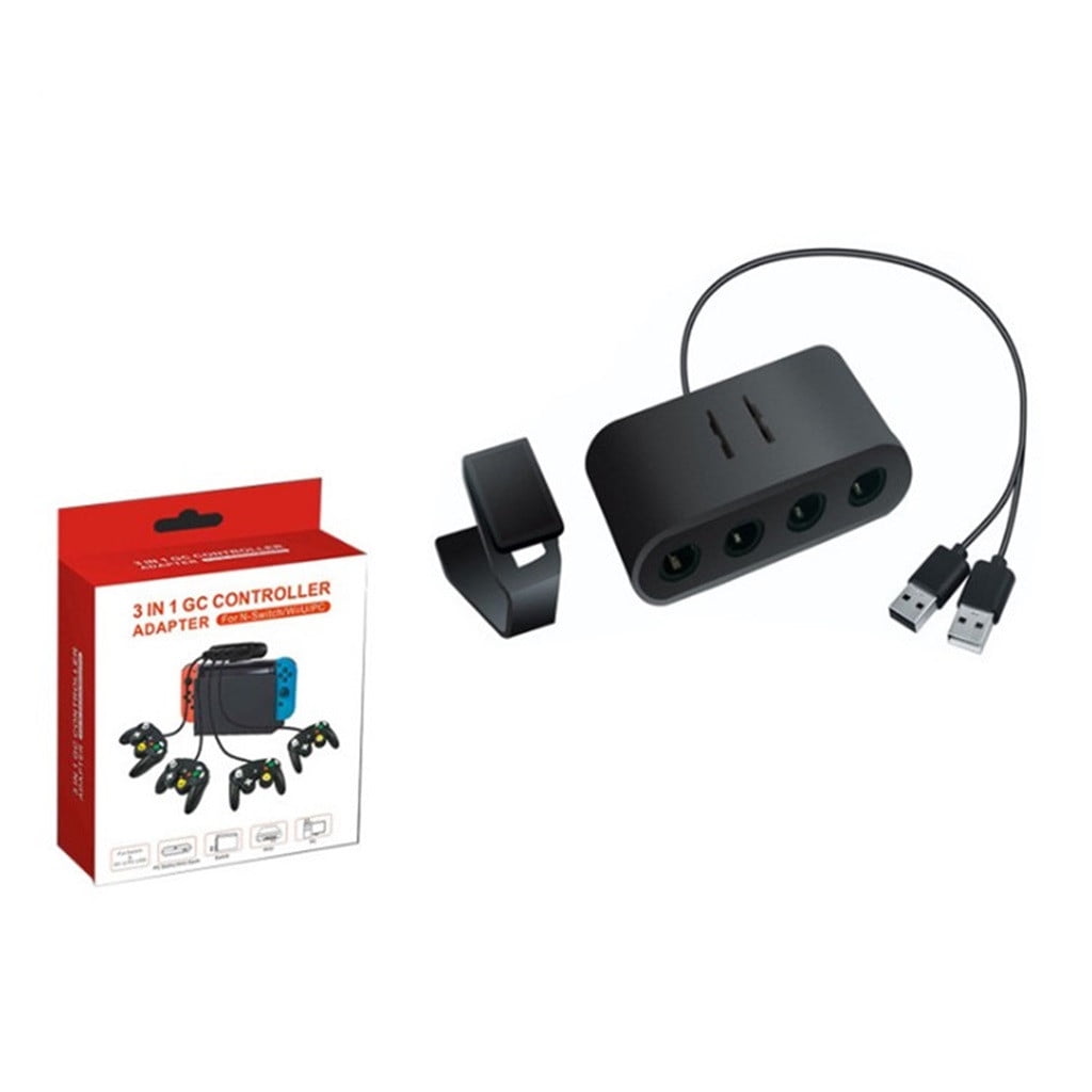 For Nintend o Switch WiiU PC NGC 3in1 4Port USB For Game Cube