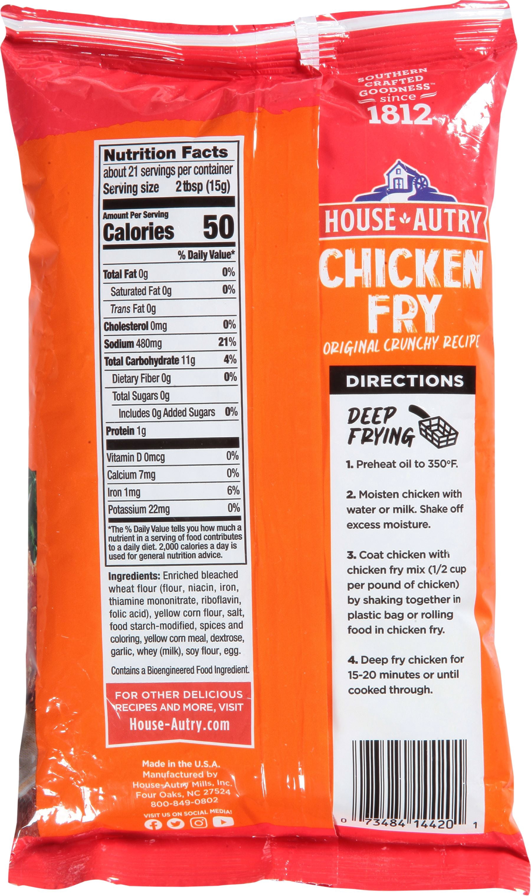 House Autry Original Fried Chicken Fry Pouch Mix, 11z