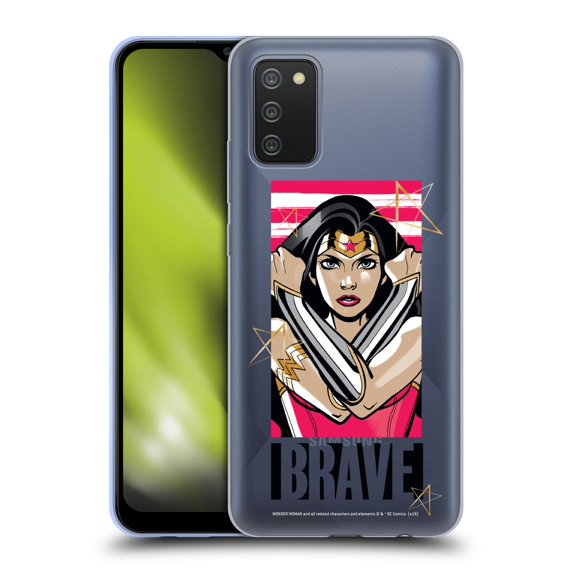 Head Case Designs Officially Licensed Wonder Woman DC Comics Graphic Arts Brave Soft Gel Case Compatible with Samsung Galaxy A02s / M02s (2021)