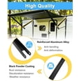 thumbnail image 3 of 383152 50" RV Awning Inner Drive Arm ,50"x1.75" Aluminum Rail Anti-Rust Awning Pitch Arm Fit for Solera Regal 69" Assemblie, 3 of 6