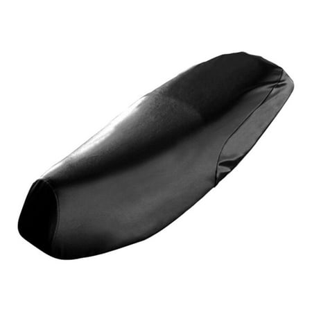 Waterproof Cycling Motorcycle Electric Leather Pad Comfortable Seat Saddle Cover Cushion (Size XXL Black)