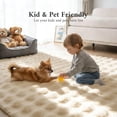 thumbnail image 4 of Buganda Area Rugs for Living Room, Soft Shaggy Rug for Bedroom , Non Slip Machine Washable Carpet, Beige, 5'x7', 4 of 6