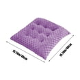 thumbnail image 3 of Fiudx Ofertas flash del día solo en línea Terciopelo de cristal en relieve, cojín grueso para asiento de sala de estar, Color sólido, para estudiantes, protección de glúteos, 3 of 6
