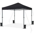 thumbnail image 3 of 10x10 Pop Up Canopy Easy Set-up Tent, Portable Outdoor Canopy Instant Tent, Heavy Duty Commercial Gazebo with Wheeled Carry Bag & 4 Sandbags for Home, Party & Outdoor Activities, 3 of 7