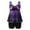 Purple, variant on YOUSNH Women Swimsuits for Women Two Piece Bathing Suits Floral Print Tank Top with Boyshorts Tummy Control Swimming Suits Women Swimsuits White L