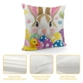 thumbnail image 4 of Happy Throw Pillow Covers Inch Eggs Spring Decorative Pillows Soft Velvet Cushion Cases for Couch Sofa Bed Home Decor Set of, 4 of 5