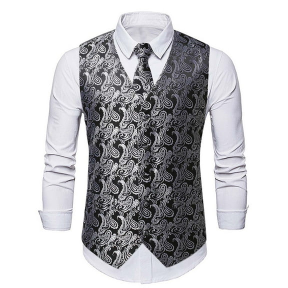 Men Coats Fashion Stripes Retro Casual Suit Vest Classic Stylish Business Overcoat