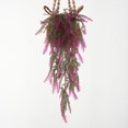 thumbnail image 4 of Plantas colgantes artificiales Vines helechos Persia Rattan Fake Plastic Ivy Hojas para pared Garland Home Room Patio Decoración interior al aire libre Feliz Sencillez, 4 of 5